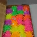 24PCS Light Up Balls for Kids 3.4 inch Puffer Bouncy LED Ball Flashing Sensory Glow in The Dark Toys Bulk Party Favors for Easter Basket Gifts Classroom Stuffer Sprizes Pinata Fillers