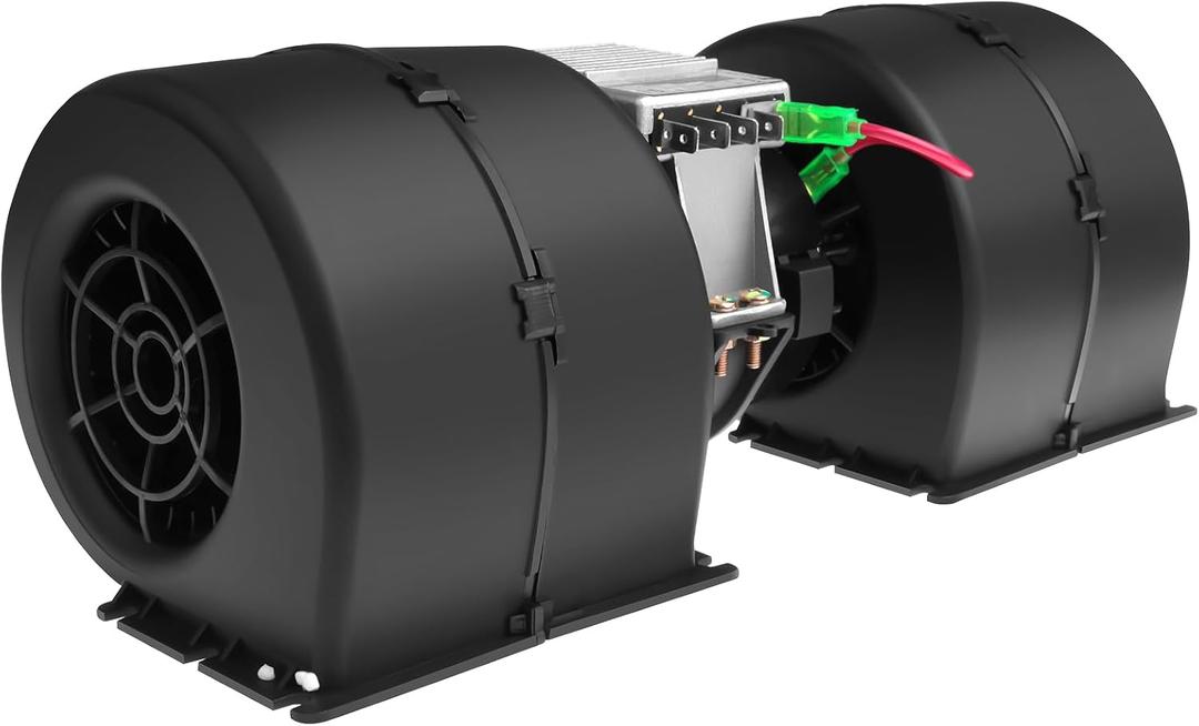 SCITOO HVAC Heater Blower Motor w/Fan HVAC Blower Motor fit for 008-A45-02,26-19939 (12V) HVAC Heater Blower Motor Assembly with Fan Cage 12V Replacement