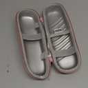 Electric Toothbrush Case for Oral-B Pro/iO/Philips Sonicare, Waterproof Traveling Toothbrush Storage Bag with Mesh Pocket Covers Protection (Pink)