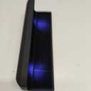 Hatori Long Chain Necklace Jewelry Gift Box with LED Light, Bracelet Storage Case, Jewellry Display Box for Wedding, Engagement, Proposal, Birthday, Anniversary (Black)