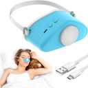 4 in 1 Anti snoring Devices,2025 New Atomization snoring Solution,Right Amount Fog,Adjustable Wind Force Anti snoring Devices for Comfortable Sleep,Improve Your Quality of Life(White) (Blue)