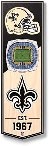 YouTheFan NFL 3D Stadium Banner - 6x19