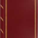3-ring pocket BURGUNDY album for 504 photos - 4"X6" (Pack of 1)