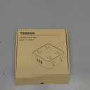 TESSAN Surge Protector Power Strip, 5 Ft Flat Plug Extension Cord with 3 USB (1 USB C) 8 Outlets, 1250W, 900J Protection, 3 Sided Outlet Extender with Power Switch for Office, Dorm Room Essentials