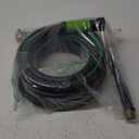 Hybrid Garden Hose 5/8 IN. x 25 FT, Heavy Duty, Lightweight, Flexible with Rotatable Grip Handle and Solid Brass Fittings