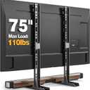 TAVR Universal Table Top TV Stand Mount, TV Legs for Most 20-75 Inch TVs, Replacement TV Feet with Great Load-Bearing Holds up to 110 lbs, TV Stands Base with Cable Management, Max VESA 800x600 mm