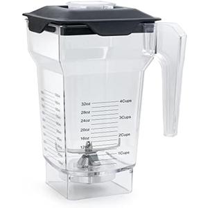 75 oz Container Pitcher for Blendtec Blenders, for Blendtec Jar Replacement, Compatible with all Consumer Blendtec Blenders, Includes Container, Blade & Lid