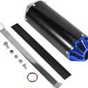 Trkimal 28mm Exhaust Muffler for CRF50 XR50 KLX SSR Thumpstar TTR YCF Lifan Apollo dbx18 50cc 70cc 90cc 110cc 125cc Chinese Pit Dirt Bike Parts (Blue)