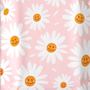 Burbuja Pink Daisy Flower Table Runner 108 inches Long for Dining Table Decor, Heat Resistant Table Runner for Home Farmhouse Party Holidays