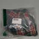 AQOTHES Pack of 2 Christmas Plaid Decorative Throw Pillow Covers Scottish Tartan Cushion Case for Farmhouse Home Holiday Decor Red and Green, 18 x 18 Inches