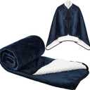 Portable USB Heated Shawl, Heated Blanket with 3 Heating Levels, USB Operated Camping Heated Blanket, Heated Throw Blanket Shawl for Indoor & Outdoor Use