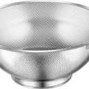 Kaishun Colander Stainless Steel 3-Quart, Strainer for Kitchen Food