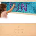 ODOXIA Sequin Sensory Wall Frame | Sensory Wall Sequin Flip Fabric for Kids | Daycare and School And Room Board