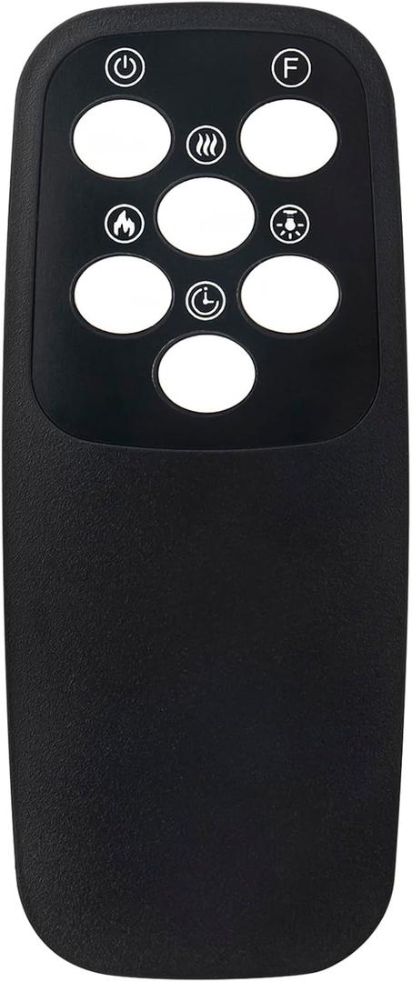 Replacement FR60XD Remote Control Commander Compatible with Naomi Home Fireplace IF-1360 IF-1350 IF-1340 and Intertek Fireplace IF-32FSB