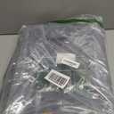 SNWDN 4 Pack Closet Cloth Storage Bins for Shelves,Medium Storage Baskets for Shelves, Fabric Bins for Closet organization with Handles Gray 15''L x 10''W x 8''H (Grey)