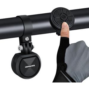 Bike Horn Adjustable 80-130DB, Electric Bicycle Bell USB Rechargeable, Waterproof Bicycle Accessories for Adults Mountain Bike Bells Whistle