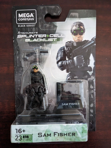 MEGA CONSTRUX BLACK SERIES SAM FISHER SPLINTER CELL FIGURE MOC