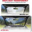 Front Windshield for Polaris General 1000, Hard Coated Polycarbonate Vented Full Windscreen Window for Polaris General 1000/4 1000 /XP 1000 /XP 4 1000 2016-2025 Accessories, Replace #2884337
