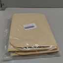 NonSlip Absorbent Washable Incontinence Pad underpad Seat 4Layer Design Chair Absorbent Pads Protection  for Seniors, Adult, Children, or Pet Underpad Protection  Set of 2 (Beige, 21" L x 22" W)