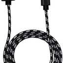 POPETPOP 3M Braided Micro USB Data Sync Charging Cable for Devices Black High Performance USB Cable Compatible with Samsung