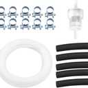 Car Diesel Heater Fuel Line Kit, Vehicle Fuel Tank Hose Clip Kit with Filter & Connecting Hoses, Automotive Diesel Heater Repair Accessories, OEM# 1320399A Replacement (16FT)