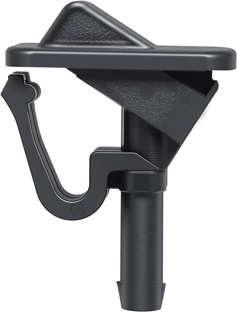 Windshield Washer Nozzle Wiper Spray Replacement Fit For Jeep Wrangler JK 2002-2012 TJ 2002-2006. 1 PCS. OEM#: 55156728AB Black