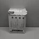 RAZCC 120 Pack 12 oz Paper Coffee Cups Set, Disposable Black Coffee Cups with Lids, Sleeves and Stirring Sticks, Fit For Cold and Hot Drinks