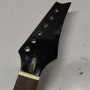 Electric Guitar Neck Maple Head Rosewood Fretboard 24 Fret for IBZ Parts Replacement Black