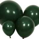 Latex Balloons, 100-Pack Different Sizes 18 12 10 5 Inch Party Balloon Garland Kit (Dark Green)