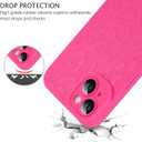 ZIYE for iPhone 14 Case Hot Pink Leopard Pattern Phone Case with Camera Protection,Soft TPU Silicone Rubber Protective Cover Cheetah Design Cases Compatible with iPhone 14 6.1 Inch