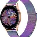 JKD Magnetic Metal Band Compatible with Samsung Galaxy Watch 7 Band, Galaxy Watch 6 5 4 FE 40mm 44mm/5 Pro 45mm/Watch 6 4 Classic/Active 2, 20mm Stainless Steel Strap Women Men for Samsung Watch Bands