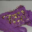 MUNAFIE Dance Top Genie Top Belly Dance Top Long Sleeves Strap type without Chest Pad Arabian Nights Outfit for Women