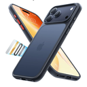 TORRAS Shockproof for iPhone 17 Pro Max Case with Camera Control Button, [12FT Military Grade Drop Protection] Enhanced Grip & Soft Touch Translucent Slim 17 Pro Max Case with 3 Colors Buttons, Black