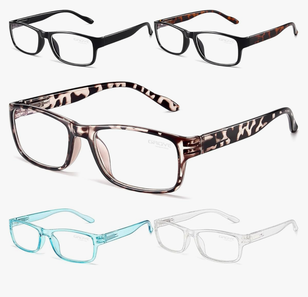 Gaoye Reading Glasses Men/Women, Eyeglasses, Blue Light Readers for Men/Women, Computer Eye Glasses, Cheaters +4.0 Gaoye Reading Glasses Men/Women, Eyeglasses, Blue Light Readers for Men/Women, Computer Eye Glasses, Cheaters +4.0