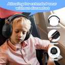 ProCase Noise Cancelling Headphones for Kids Toddler, SNR 27dB Noise Reduction Ear Muffs, Hearing Protection for Monster Jam, Concerts, Fireworks, Shooting, Air Show -2 Pack, Blue & Black