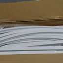 Wokceer White Metal Wedding Arch Stand Set of 3 Sizes 8FT, 7.2FT, 6.6FT for Wedding Ceremony, Baby Shower, Birthday Party, Garden Decoration