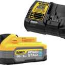 DEWALT Powerstack 20V MAX Battery Starter Kit, Rechargeable, 5Ah, Lithium Ion (DCBP520C)