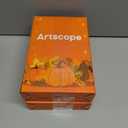 2 x Artscope Halloween Decorative Throw Pillow Covers 18x18 Inch Set of 4, Ghost Trick or Treat Pumpkin Sweet But Spooky Outdoor Farmhouse Pillow Cases for Home Sofa Couch-Orange