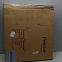 DWANTON Dog Crate Furniture with Cushion, Wooden Kennel Table with Double Doors, Indoor Dog House, Small/Medium/Large Size, 27.2" L, Black