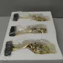 Gold Decor Thinker Statues Set of 3,Golden Abstract Face Resin Sculptures,Home Decor Accents,Office Bookshelf Decor, Shelf Side, Table Decorations for Living Room, Gift for Friends (gold-3Pcs)