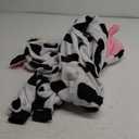 Spooktacular Creations Cow Outfit, Plush Cow Costume Hooded, Halloween Costume Sleepwear for Cosplay Themed Parties (Medium)