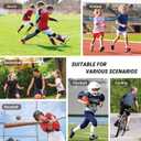 2 x Youth Boy Girls Sleeveless Compression Shirt Kid Athletic Tank Top Quick Dry Basketball Football Undershirt (Green, XL)