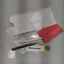 Back Cover Glass Replacement Compatible with iPhone X 5.8" + Professional Tools (Silver)