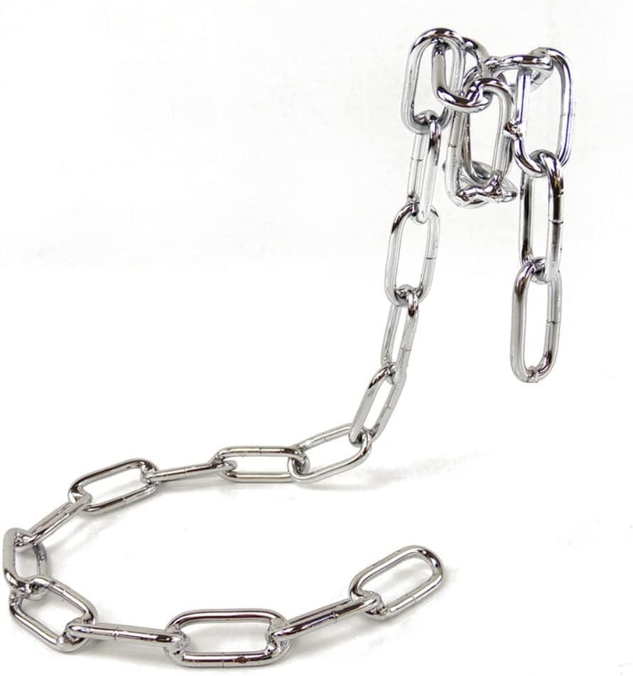 Magic Suspension Iron Chain Wine Rack Metal Chain Hanging Wine Bottle Holder Bar Cabinet Display Stand Shelf Bracket Home Decor (Sliver)