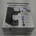 Hamilton Beach FlexBrew Single Serve Coffee Maker, Coffee Machine Compatible with Pod Packs and Grounds, Black Next Gen (49900) (Black - Fast Brewing)