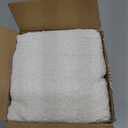 MIULEE 26x26 Inch Decorative Euro Sham Pillow Covers for Bed Set of 2 Textured Boucle Neutral Throw Pillow Covers Cream White Accent Solid Vintage Pillowcases Sofa Living Room Home Decor