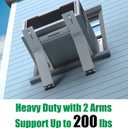 Forestchill Window Air Conditioner Bracket, Heavy Duty Window AC Support Bracket with 2 Arms, Universal Fit 5,000 to 22,000 BTU Window AC Units, Up to 200 lbs