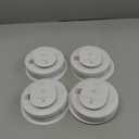 Kidde Hardwired Smoke Detector, AA Battery Backup, Interconnectable, LED Warning Light Indicators, 4 Pack