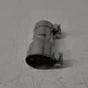 Stainless Steel 2.5 to 3 Inch Exhaust Adapter, 2.5" ID to 3" ID Exhaust Reducer Connector Pipe with Clamp