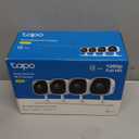 Tapo 1080P Indoor Wired Security Camera - Works as a Baby & Pet Monitor, Motion Detection, 2-Way Audio, Siren, Night Vision, Subscription-Free Local or Optional Cloud, Works with Alexa, C100(4-Pack) (White)